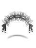 Tiara de Renda Prateada