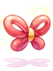 Balão de Borboleta Rosa
