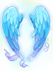 Asas de Angeling Azuis