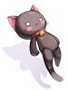 Gatinho de Pelúcia Preto