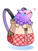 Mochila de Pitaya Violeta